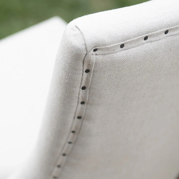 Beaumont Bar Stool in Beige Linen with Natural Oak Frame – Classic Upholstered Seating (113.5cm) Beaumont Bar Stool in Beige Linen with Natural Oak Frame – Classic Upholstered Seating (113.5cm)