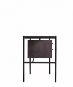 Burbury Black & Oak 2 Drawer Desk6