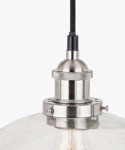 Cecilia Clear Glass Dome Ceiling Light Pendant 30cm4