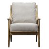 Elegant Natural Linen Armchair – Ash Wood Frame & Foam Cushions Elegant Natural Linen Armchair – Ash Wood Frame & Foam Cushions