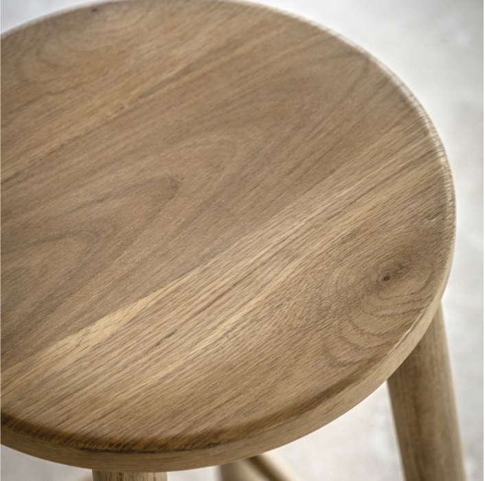 Elegant Natural Oak Bar Stool – Timeless Design & Quality Craftsmanship Elegant Natural Oak Bar Stool – Timeless Design & Quality Craftsmanship