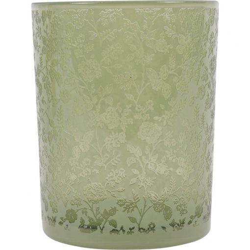 Laura Ashley Green Glass Tealight Holder