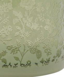 Laura Ashley Green Glass Tealight Holder5