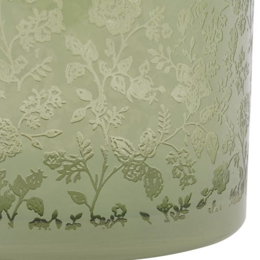 Laura Ashley Green Glass Tealight Holder