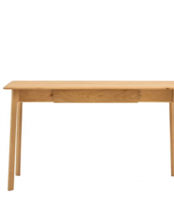 Stockholm Scandinavian Light Oak 1 Drawers Desk
